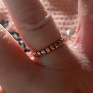 Solid Genuine Copper Ring Band Size 9